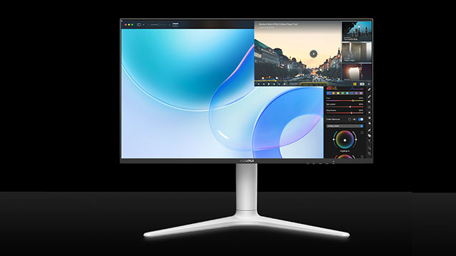 KOORUI GN10 27” Gaming Monitor, WQHD (2560 x 1440), 240HZ, Mini-LED, 95%  DCI-P3 99% Adobe RGB 100% sRGB, Display HDR 1000, Tilt Pivot Swivel Height  Adjustable, HDMI, DisplayPort, White/Grey-Koorui